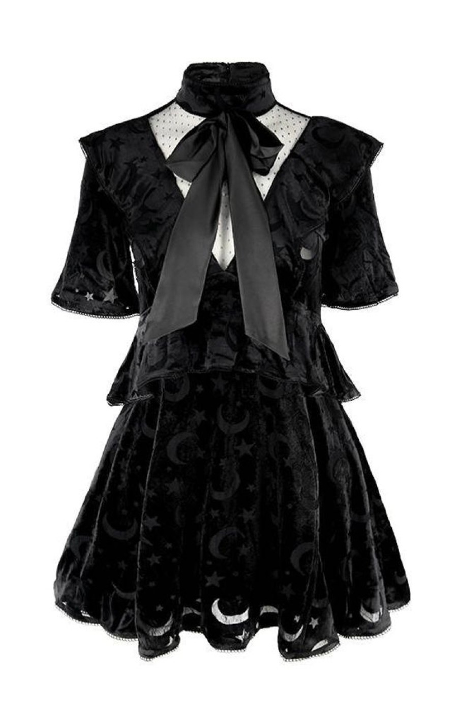 Clothes Restyle | Gothic Schoolgirl Devoured Dress With A Bow