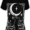 Clothes Restyle | Cat Crescent Classic T-Shirt