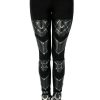 Clothes Restyle | Moon Harness Leggings Cotton Pants With Harness