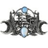 Jewellery Restyle | Magic Forest Hairclip Gothic Barrette With Moon Stone