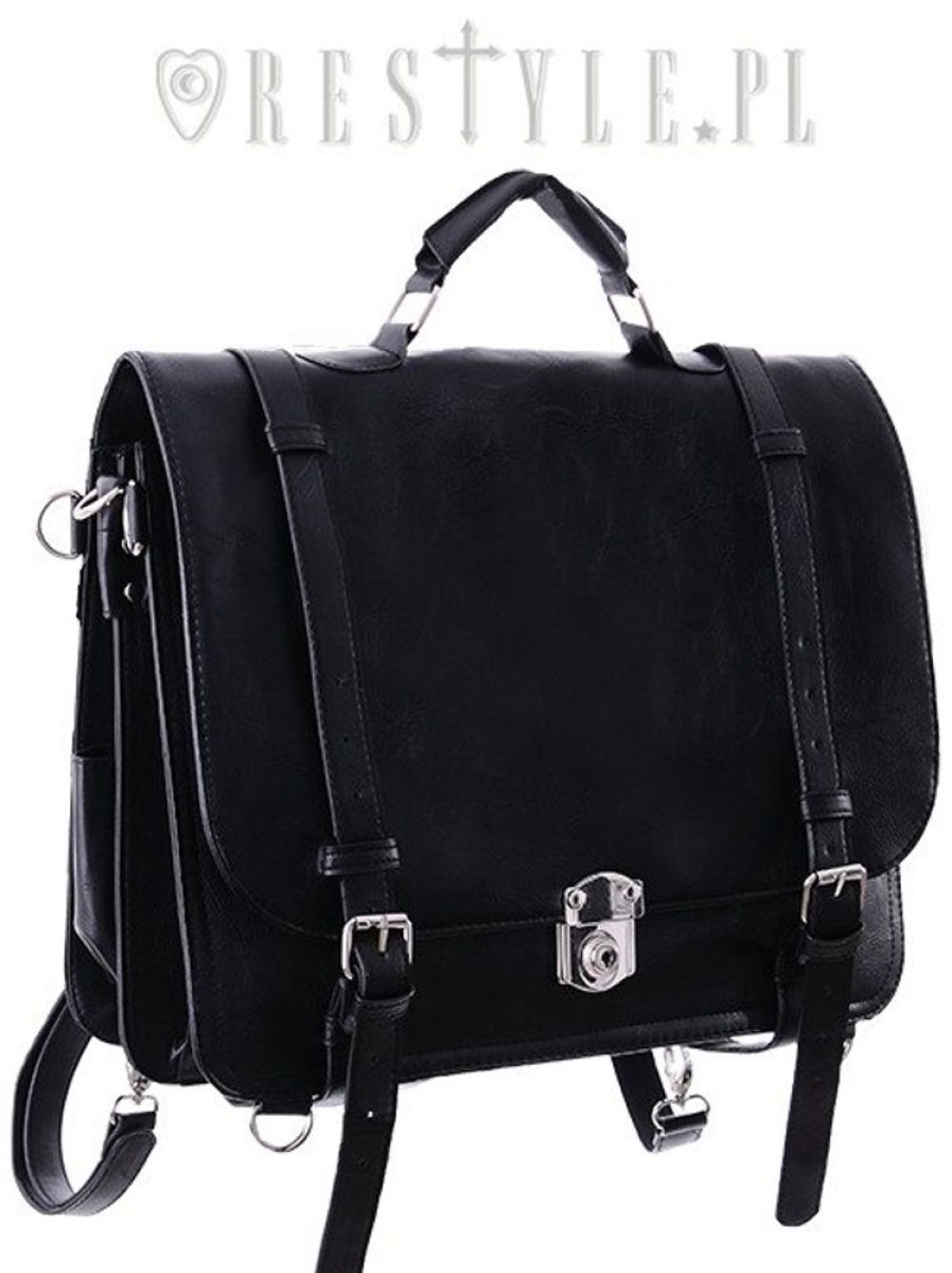 Handbags Restyle | Bag, Black Satchel, School Bag "Classic Messenger"