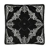 Accessories Restyle | Amaris Cushion Black Pillowcase With Gothic Arches