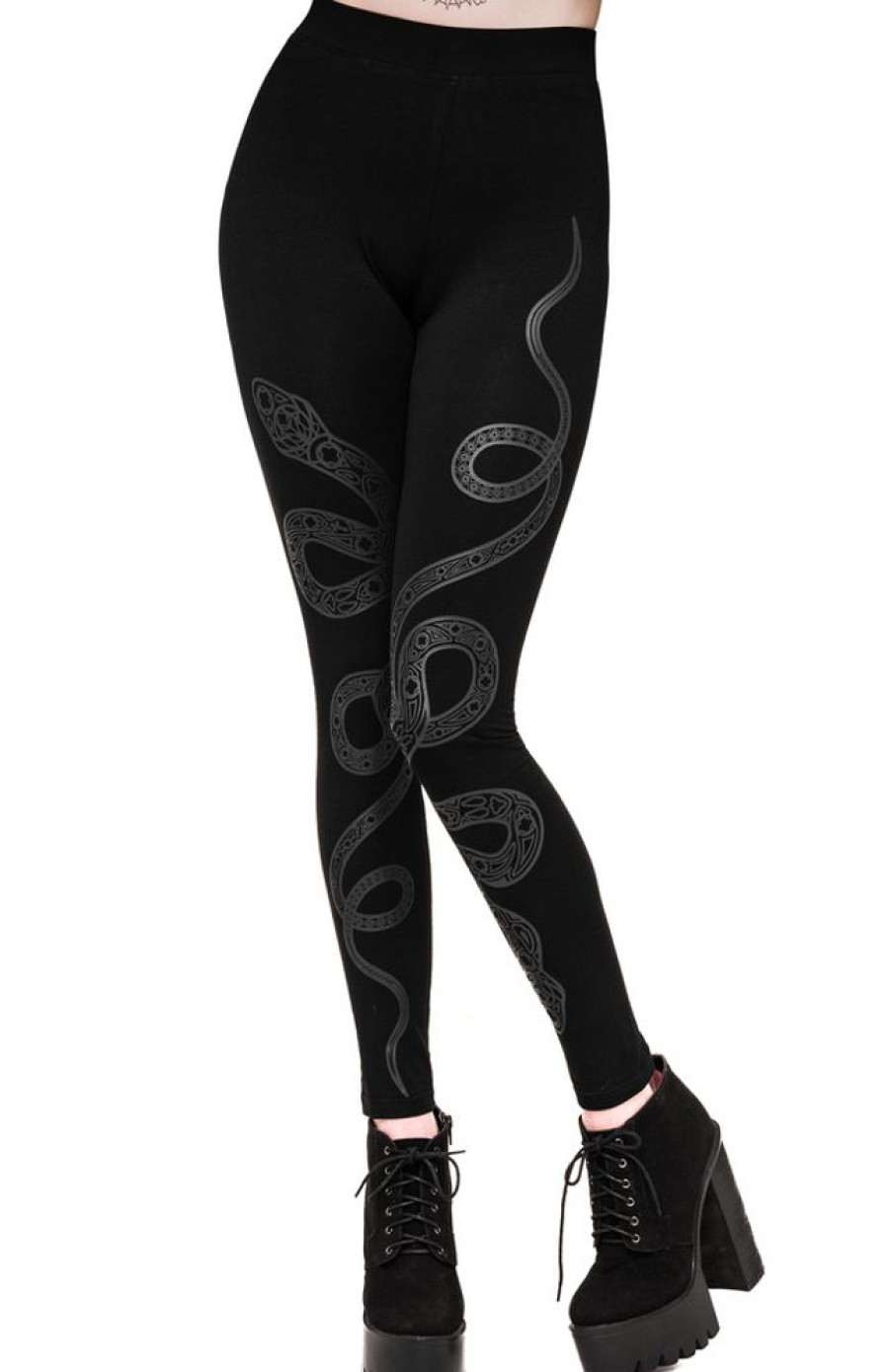 Clothes Restyle | Cathedral Snake Leggings