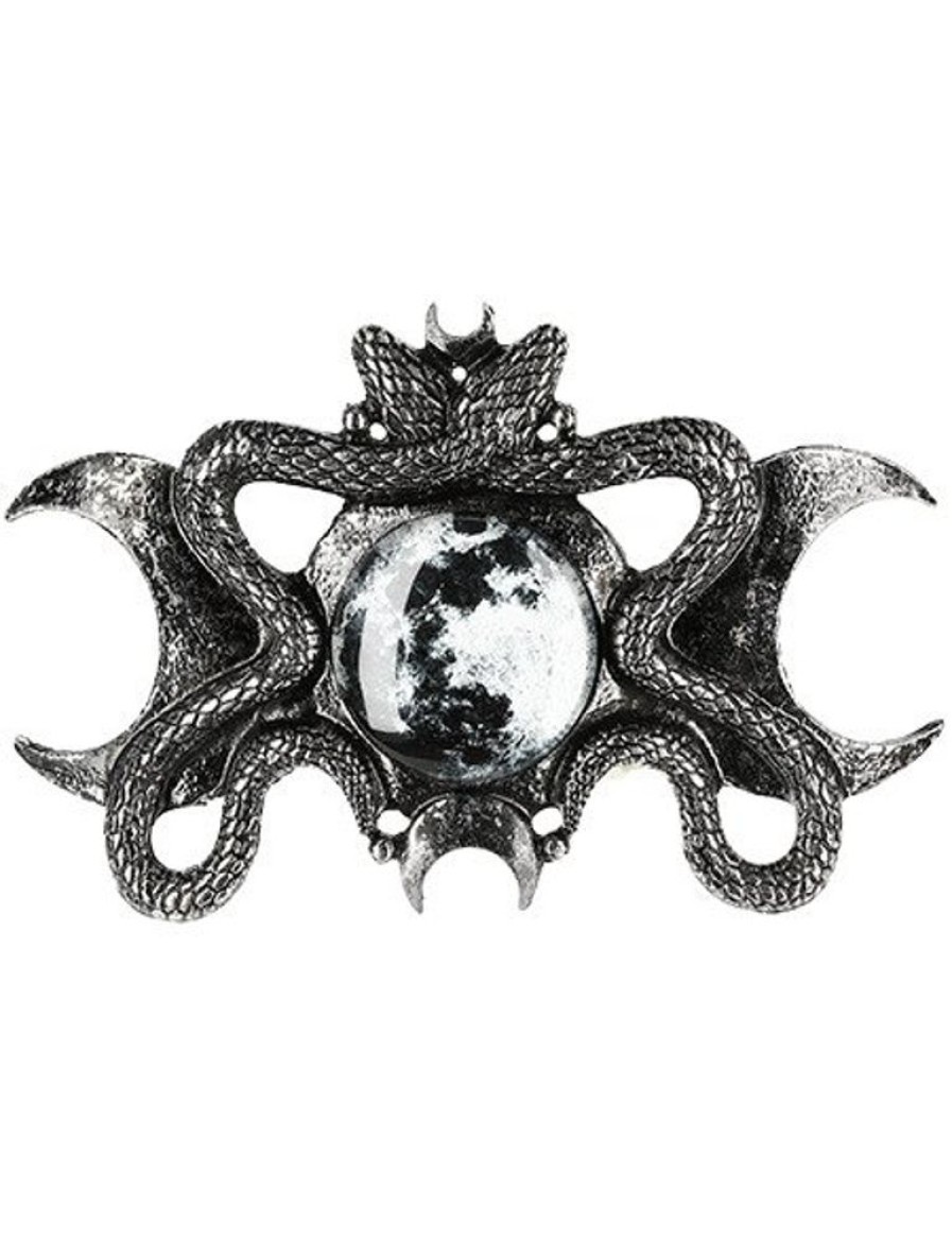 Jewellery Restyle | Moon Embraced Silver Hairclip